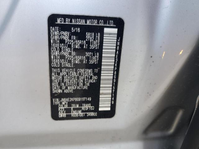 Photo 13 VIN: JN8AE2KP8G9157149 - NISSAN QUEST S 