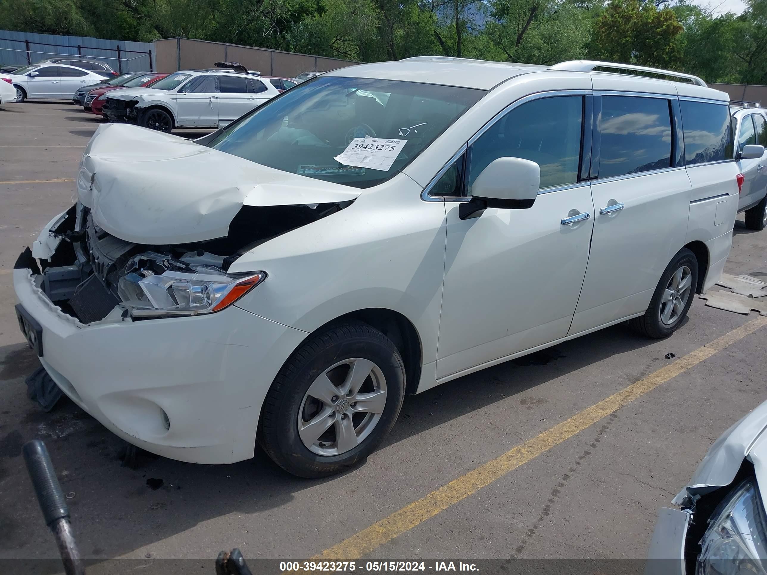 Photo 1 VIN: JN8AE2KP8H9168041 - NISSAN QUEST 