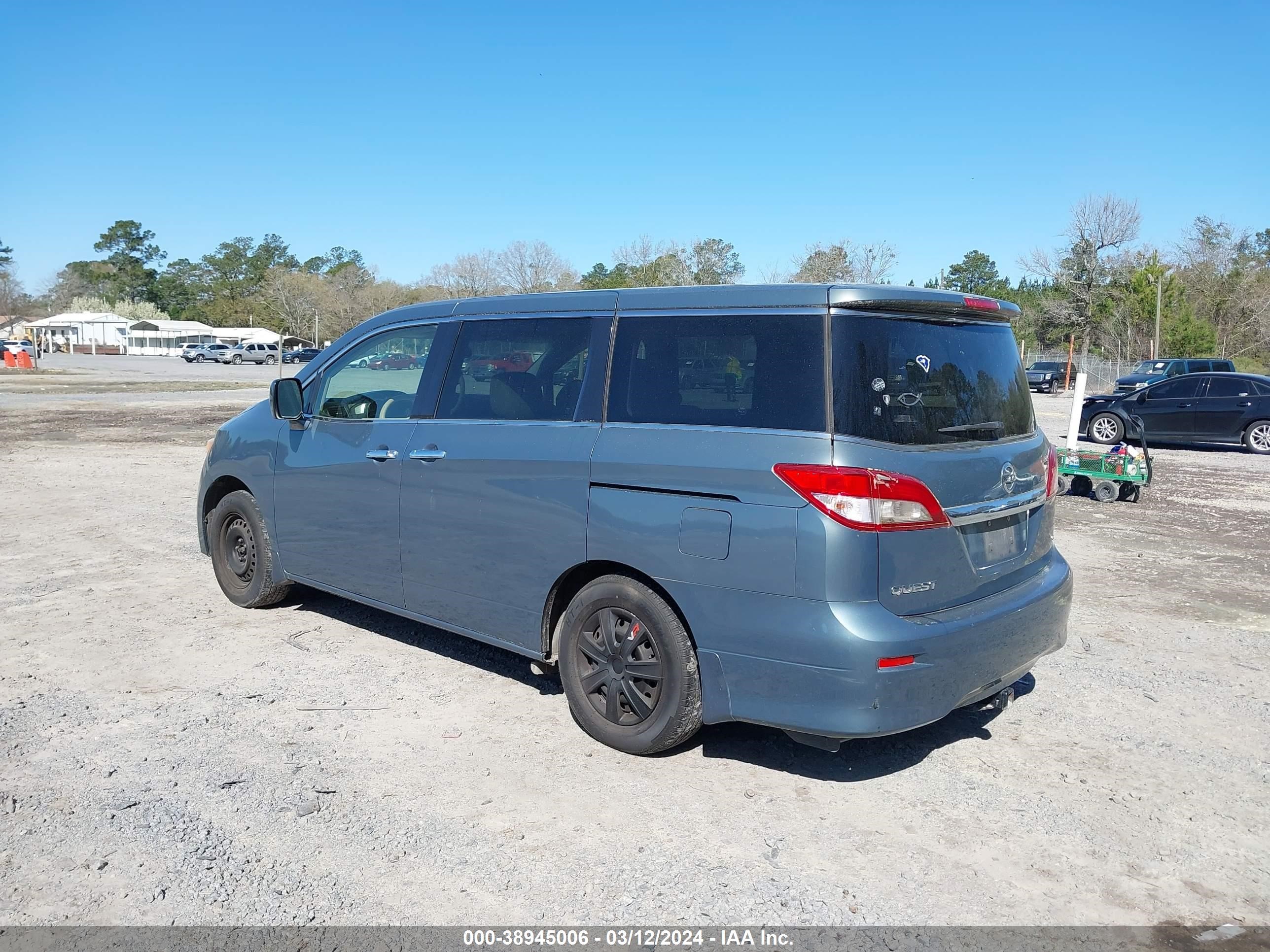 Photo 2 VIN: JN8AE2KP9C9046751 - NISSAN QUEST 