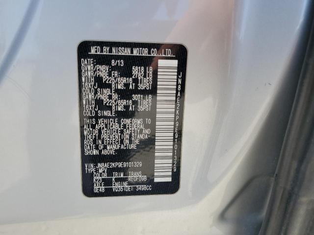 Photo 12 VIN: JN8AE2KP9E9101329 - NISSAN QUEST 