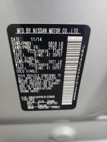 Photo 13 VIN: JN8AE2KP9F9122666 - NISSAN QUEST S 