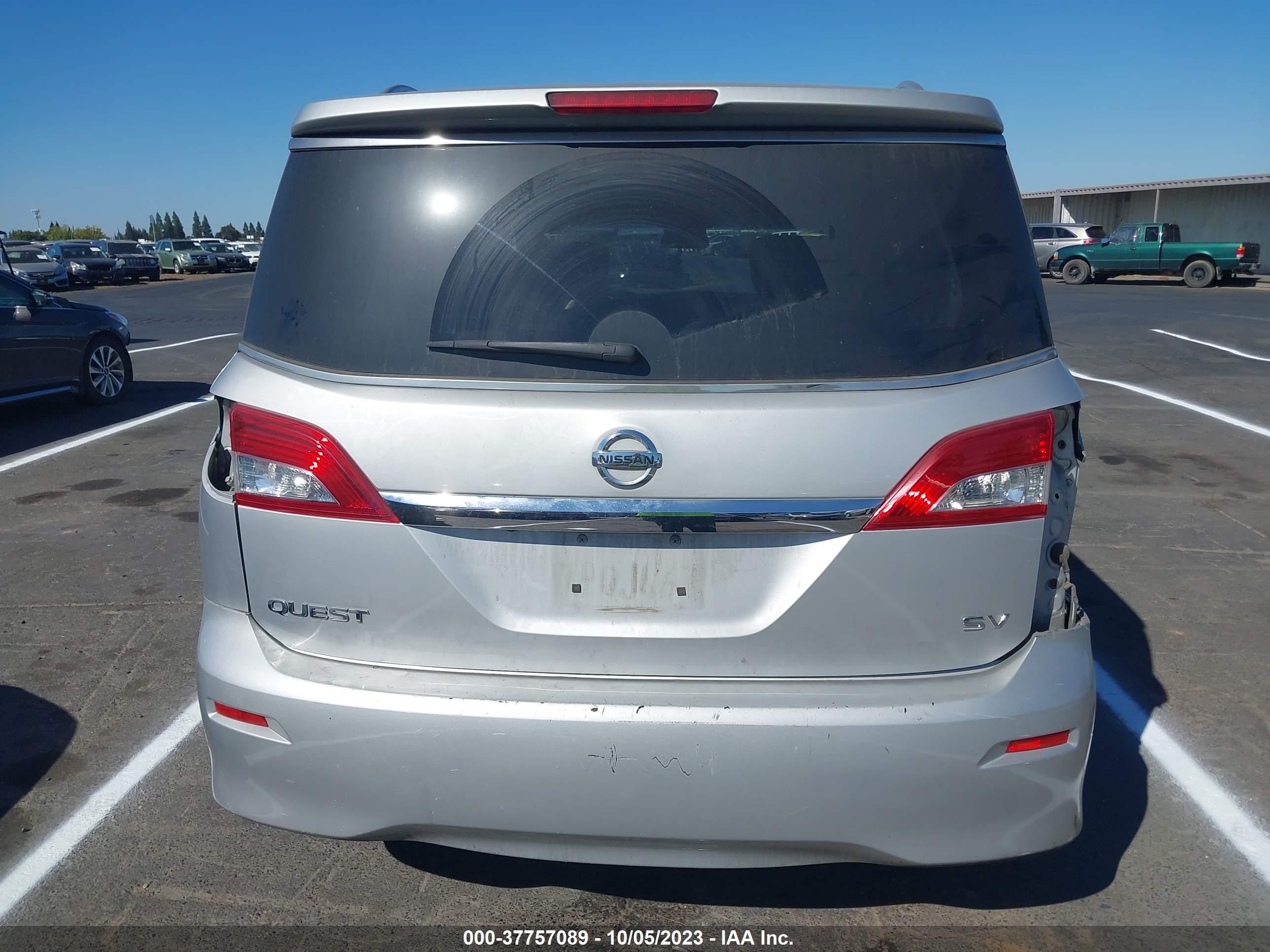 Photo 15 VIN: JN8AE2KP9G9152168 - NISSAN QUEST 