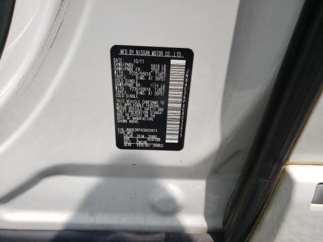 Photo 12 VIN: JN8AE2KPXC9033913 - NISSAN QUEST S 