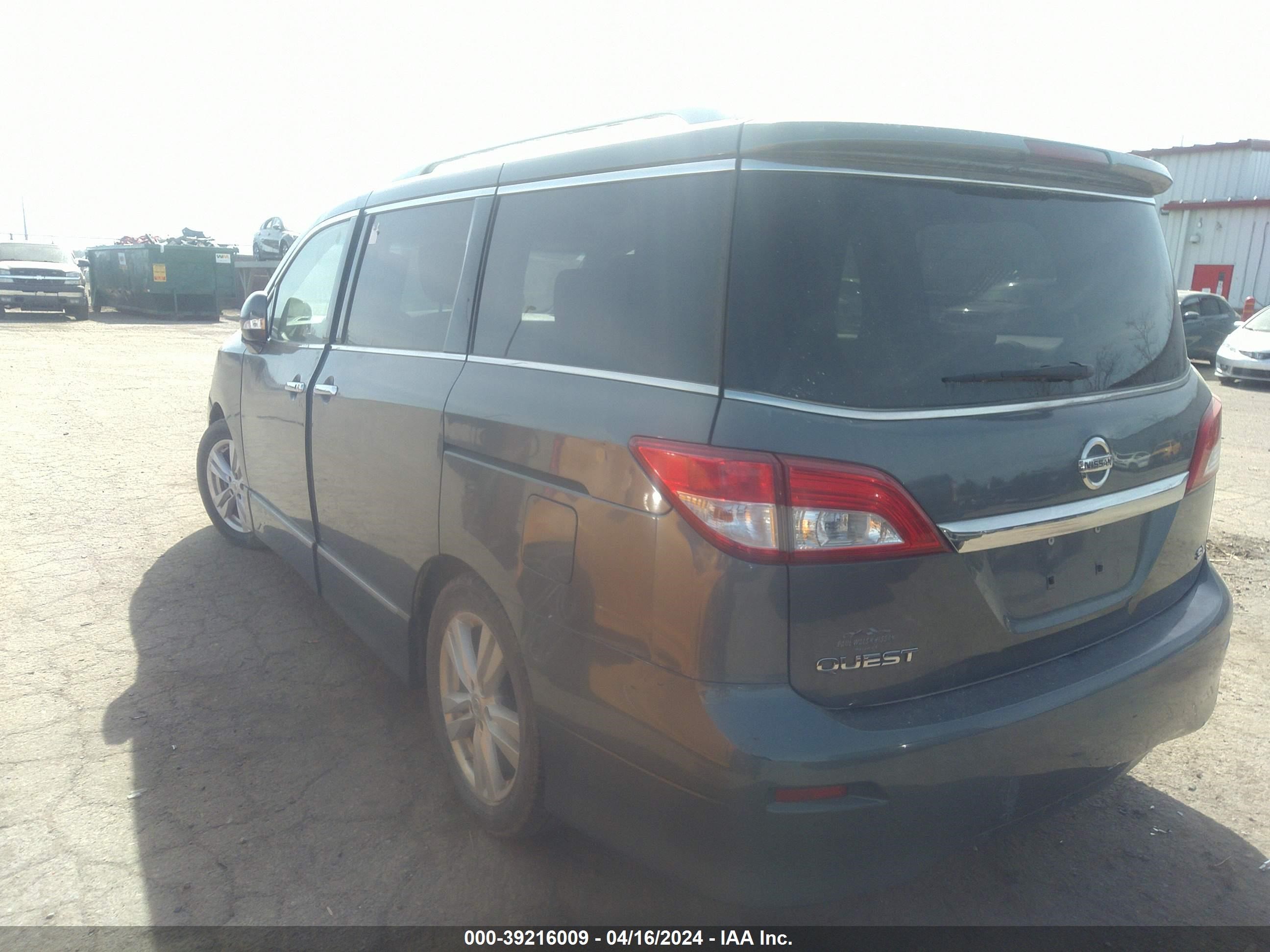 Photo 2 VIN: JN8AE2KPXC9041199 - NISSAN QUEST 