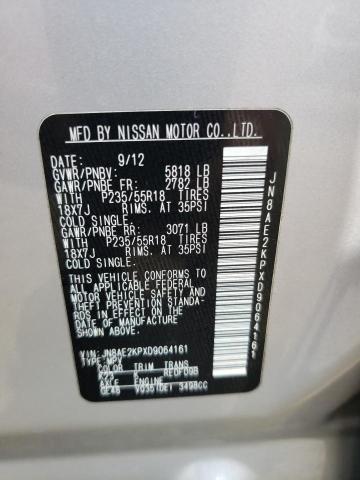 Photo 13 VIN: JN8AE2KPXD9064161 - NISSAN QUEST S 