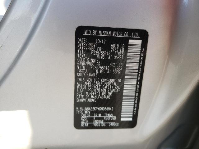 Photo 9 VIN: JN8AE2KPXD9065942 - NISSAN QUEST S 