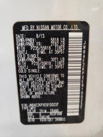 Photo 12 VIN: JN8AE2KPXE9100237 - NISSAN QUEST S 