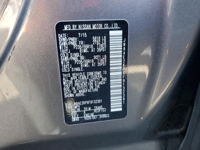 Photo 13 VIN: JN8AE2KPXF9132381 - NISSAN QUEST S 