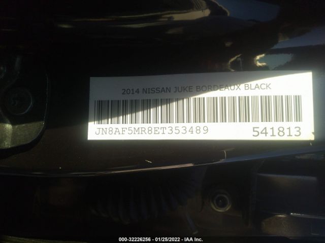 Photo 8 VIN: JN8AF5MR8ET353489 - NISSAN JUKE 