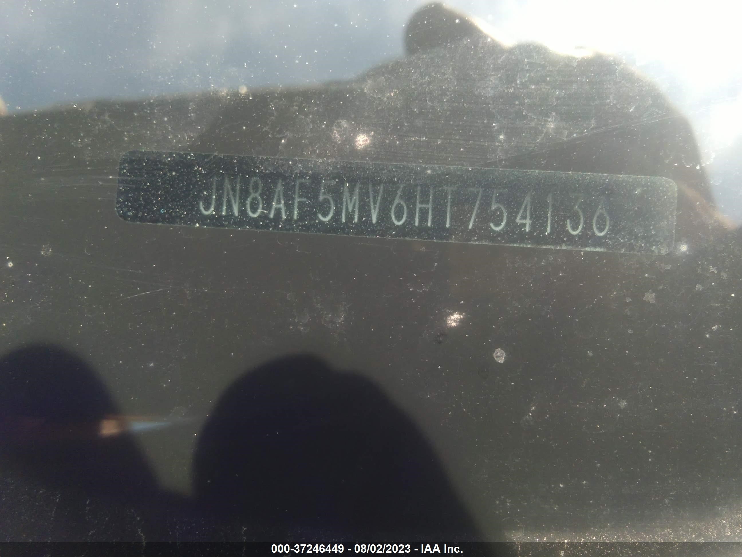 Photo 8 VIN: JN8AF5MV6HT754136 - NISSAN JUKE 