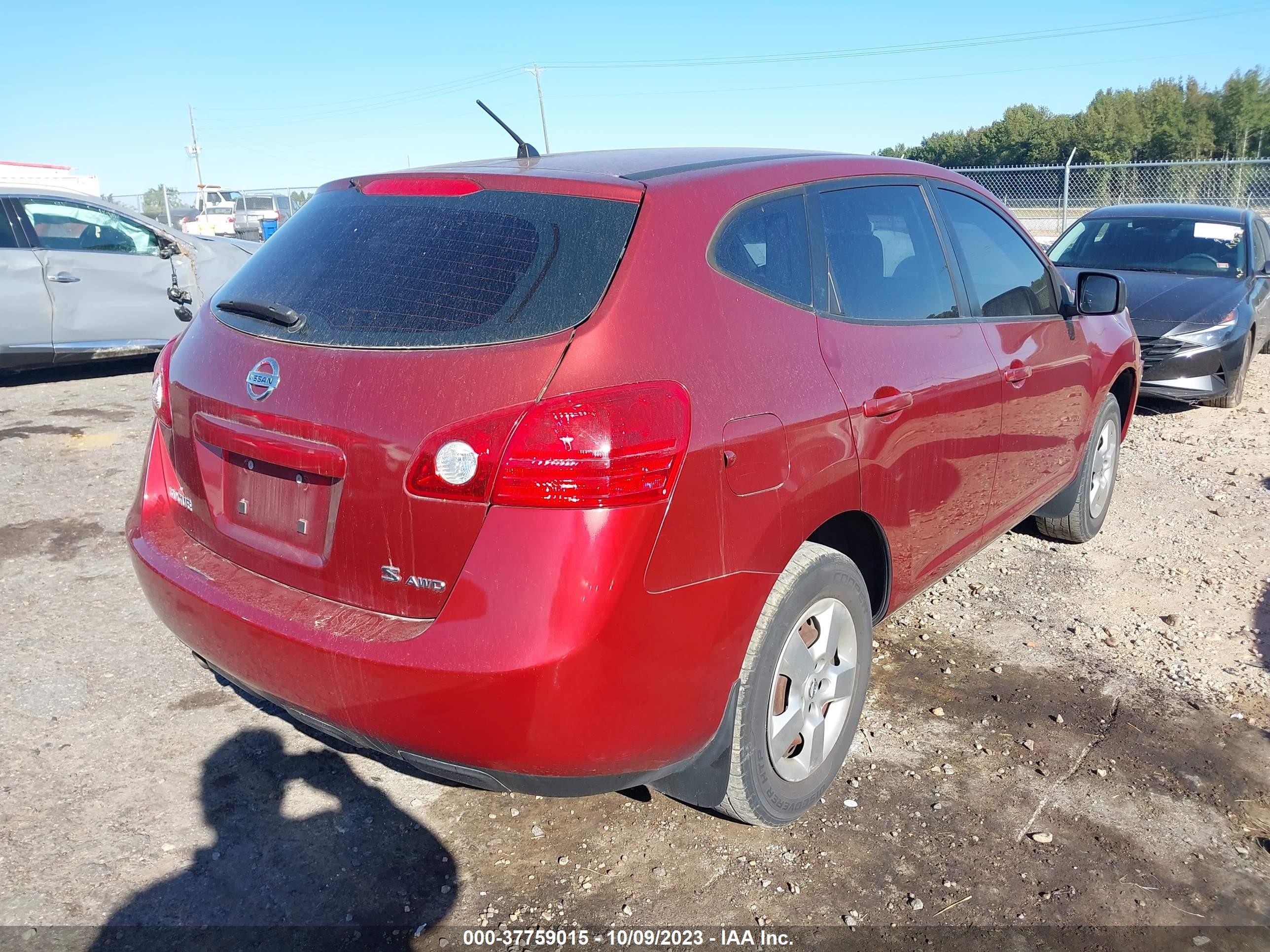 Photo 3 VIN: JN8AS58V59W176052 - NISSAN ROGUE 