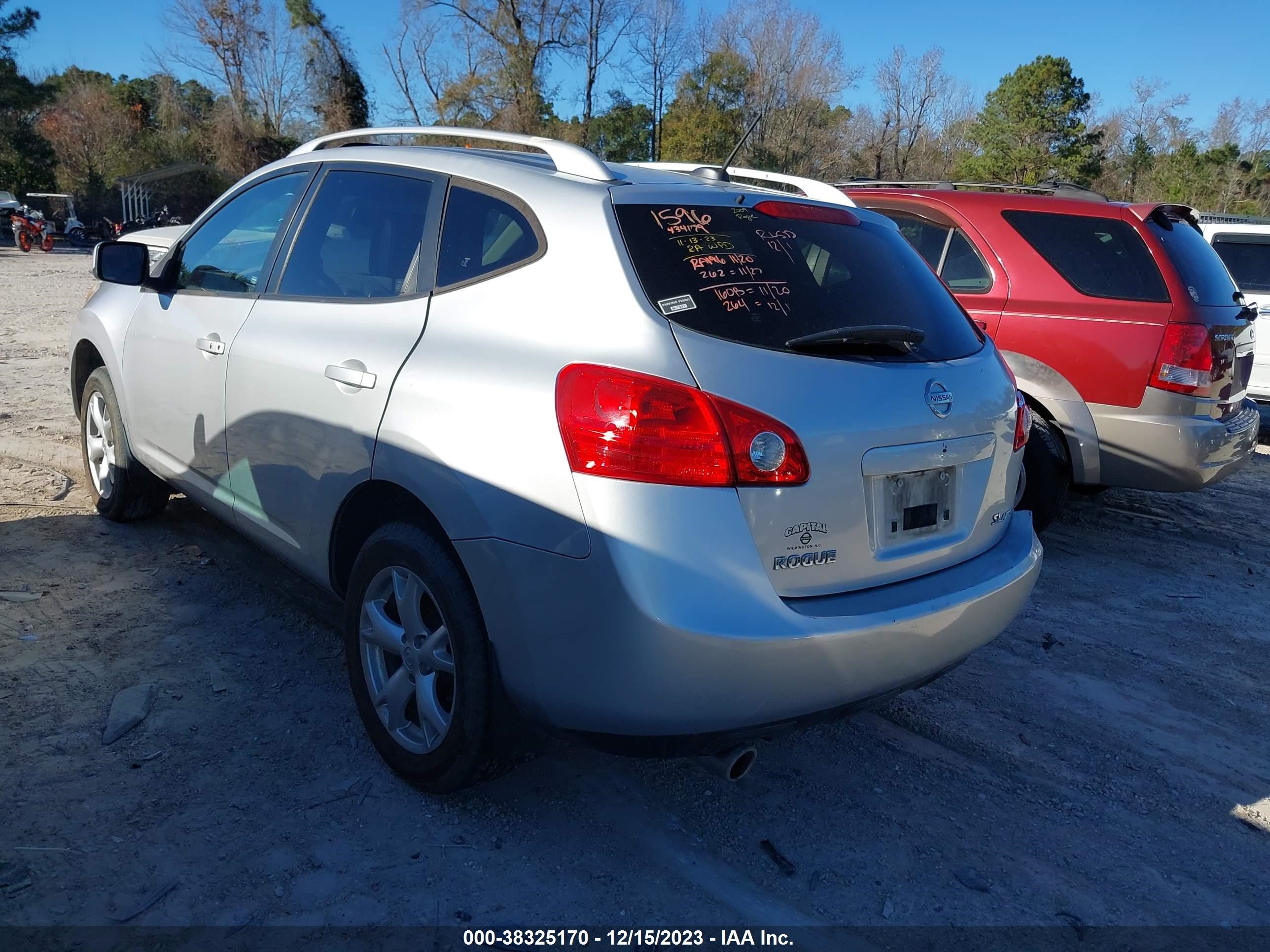 Photo 2 VIN: JN8AS58V59W434179 - NISSAN ROGUE 