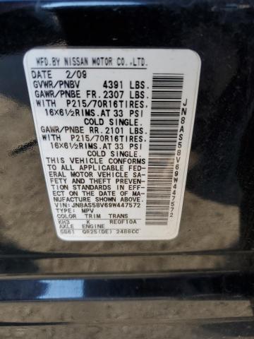 Photo 12 VIN: JN8AS58V69W447572 - NISSAN ROGUE 