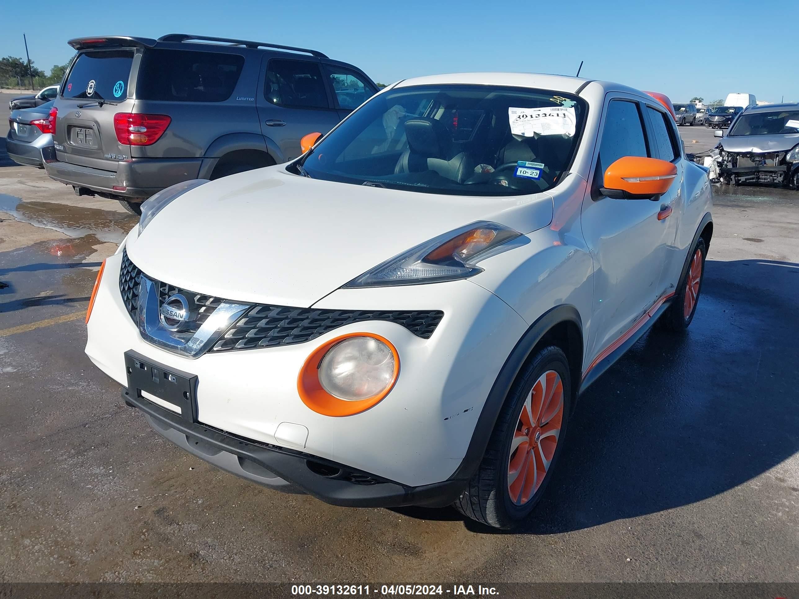 Photo 1 VIN: JN8AS5MR3FT503408 - NISSAN JUKE 