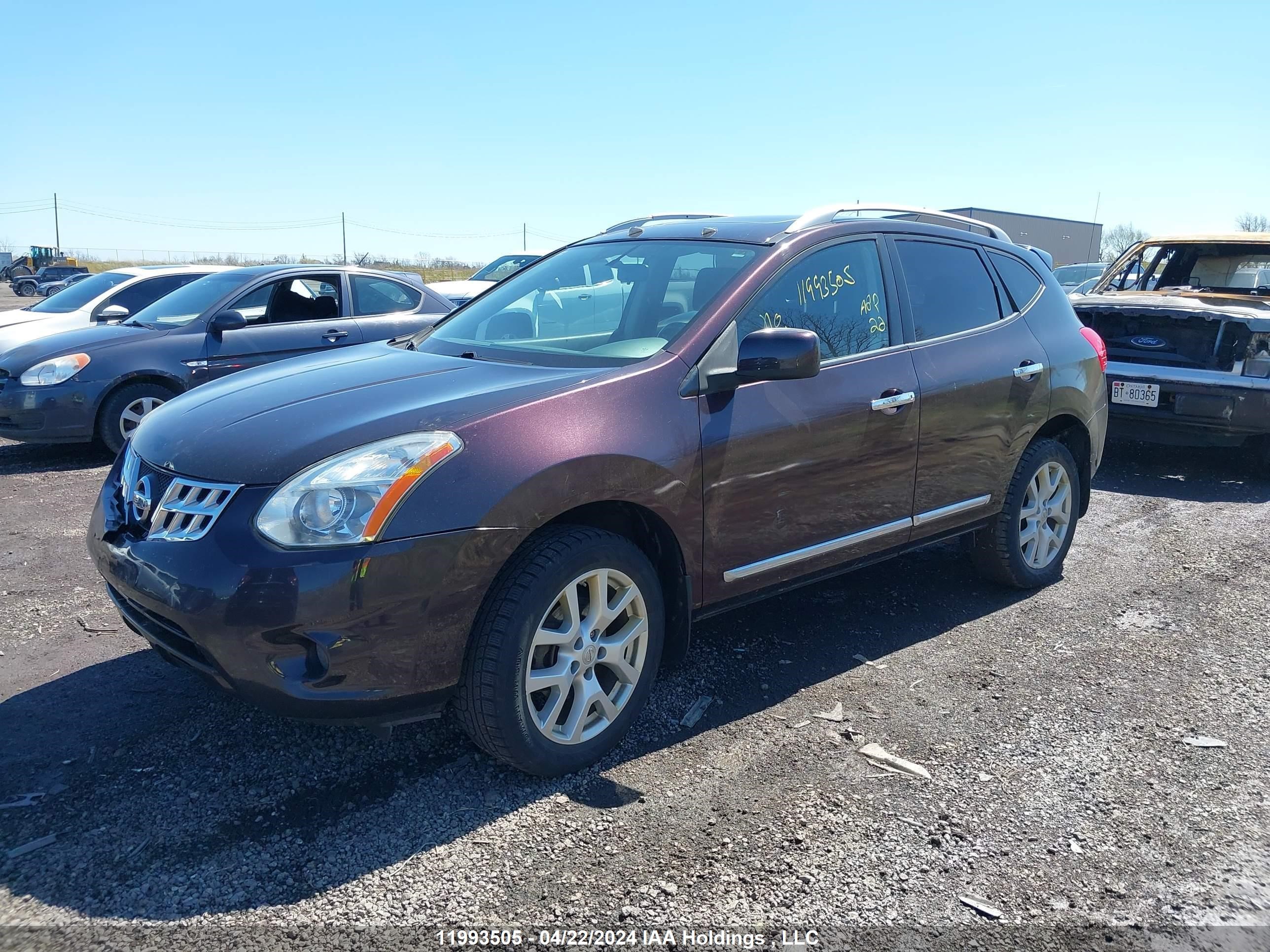 Photo 1 VIN: JN8AS5MT1CW258887 - NISSAN ROGUE 