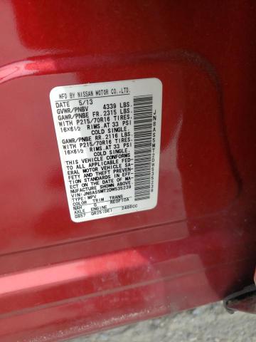 Photo 9 VIN: JN8AS5MT2DW535239 - NISSAN ROGUE S 