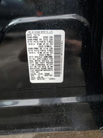 Photo 12 VIN: JN8AS5MT3DW039575 - NISSAN ROGUE S 