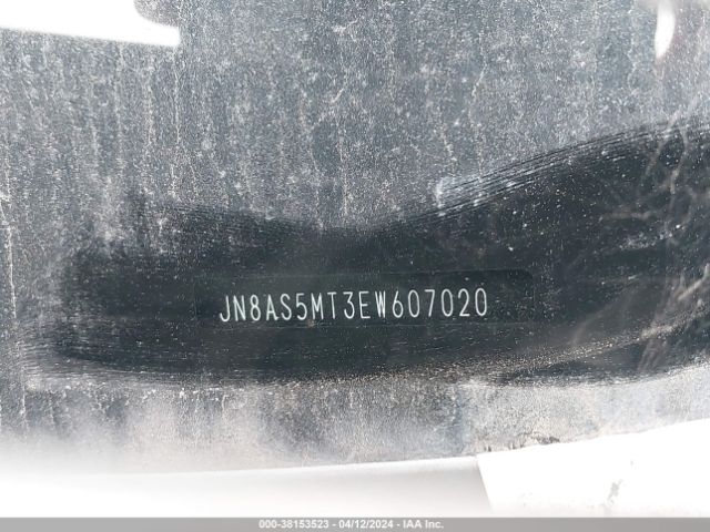 Photo 8 VIN: JN8AS5MT3EW607020 - NISSAN ROGUE SELECT 