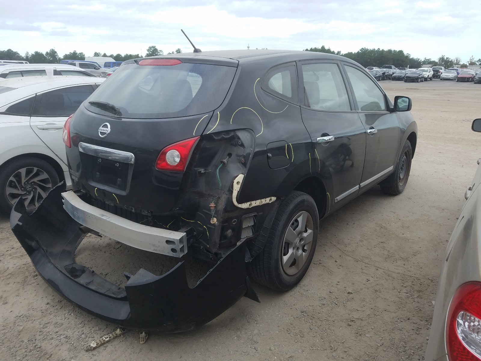 Photo 3 VIN: JN8AS5MT4FW666840 - NISSAN ROGUE SELE 