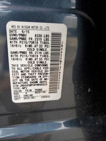 Photo 11 VIN: JN8AS5MT4FW668829 - NISSAN ROGUE 