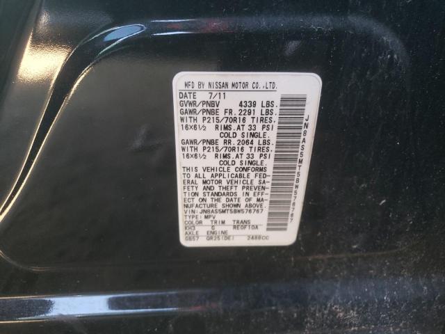 Photo 9 VIN: JN8AS5MT5BW576767 - NISSAN ROGUE S 