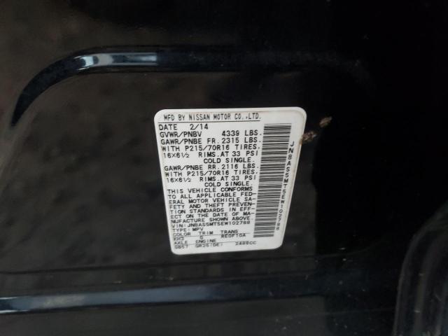 Photo 12 VIN: JN8AS5MT5EW102788 - NISSAN ROGUE SELE 