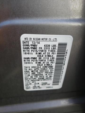 Photo 11 VIN: JN8AS5MT5FW652073 - NISSAN ROGUE 