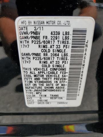 Photo 12 VIN: JN8AS5MT6BW568516 - NISSAN ROGUE 