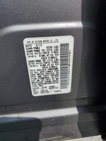 Photo 12 VIN: JN8AS5MT6DW530268 - NISSAN ROGUE 