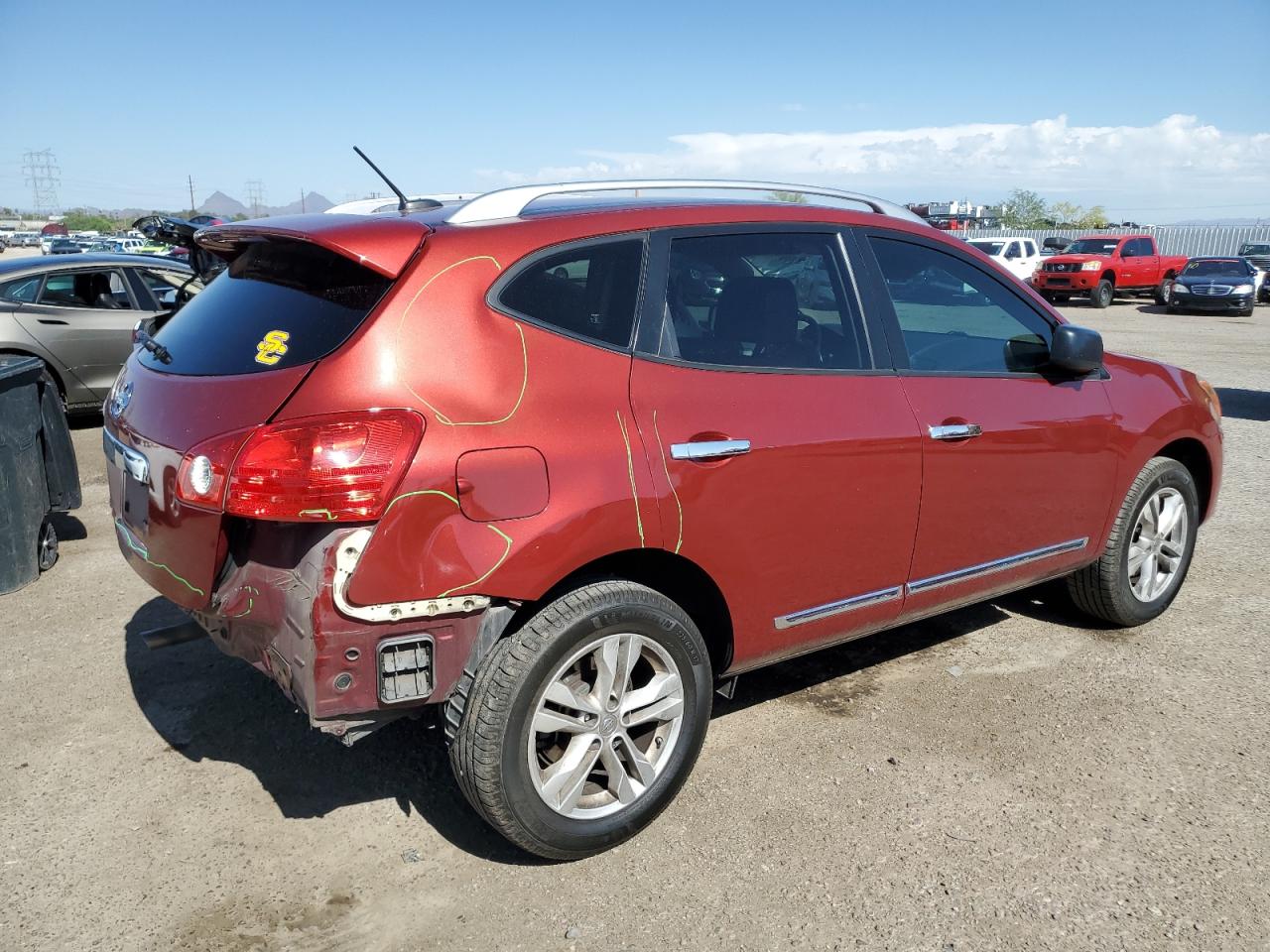 Photo 2 VIN: JN8AS5MT9FW671905 - NISSAN ROGUE 