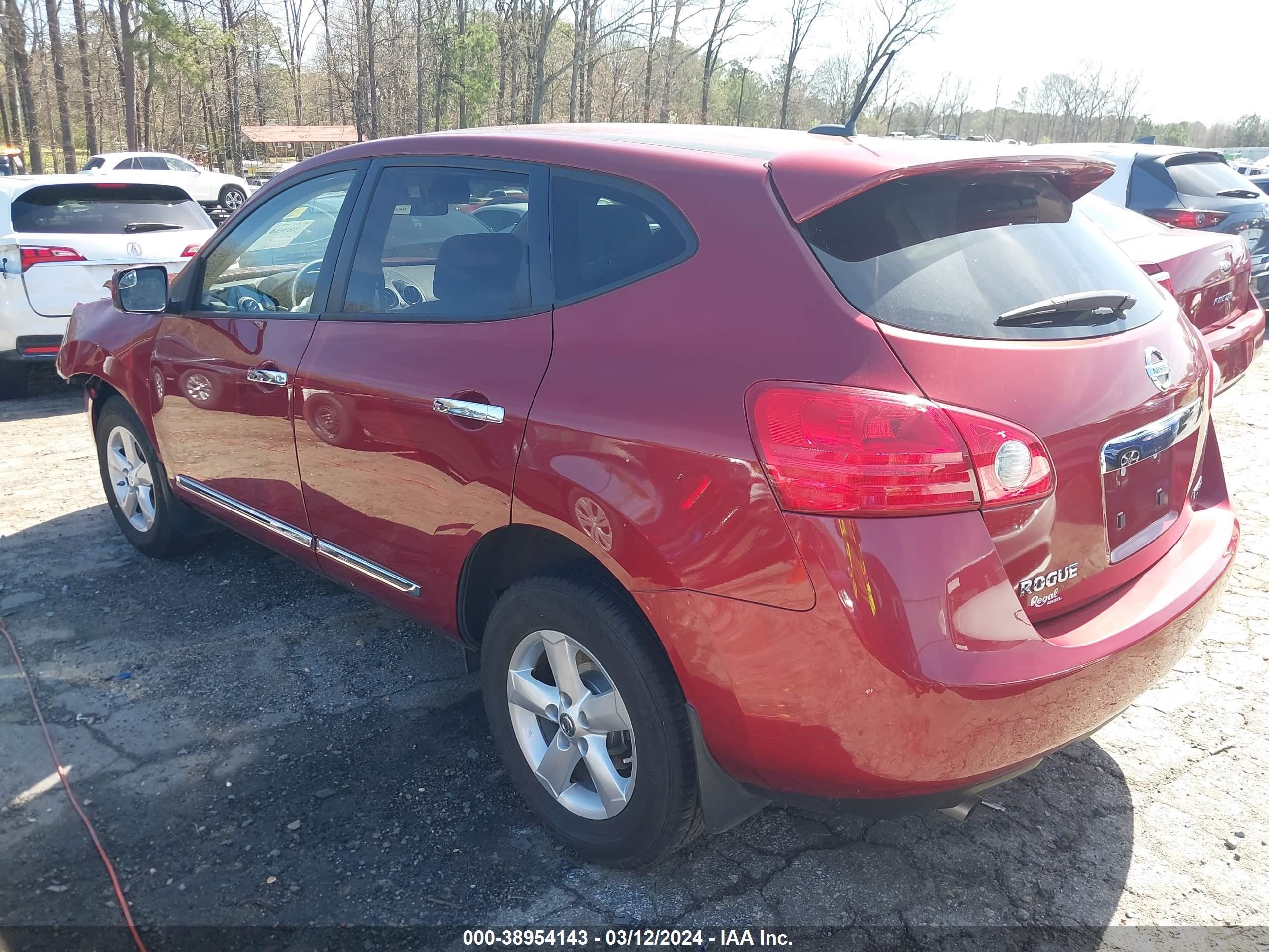 Photo 2 VIN: JN8AS5MTXDW543704 - NISSAN ROGUE 