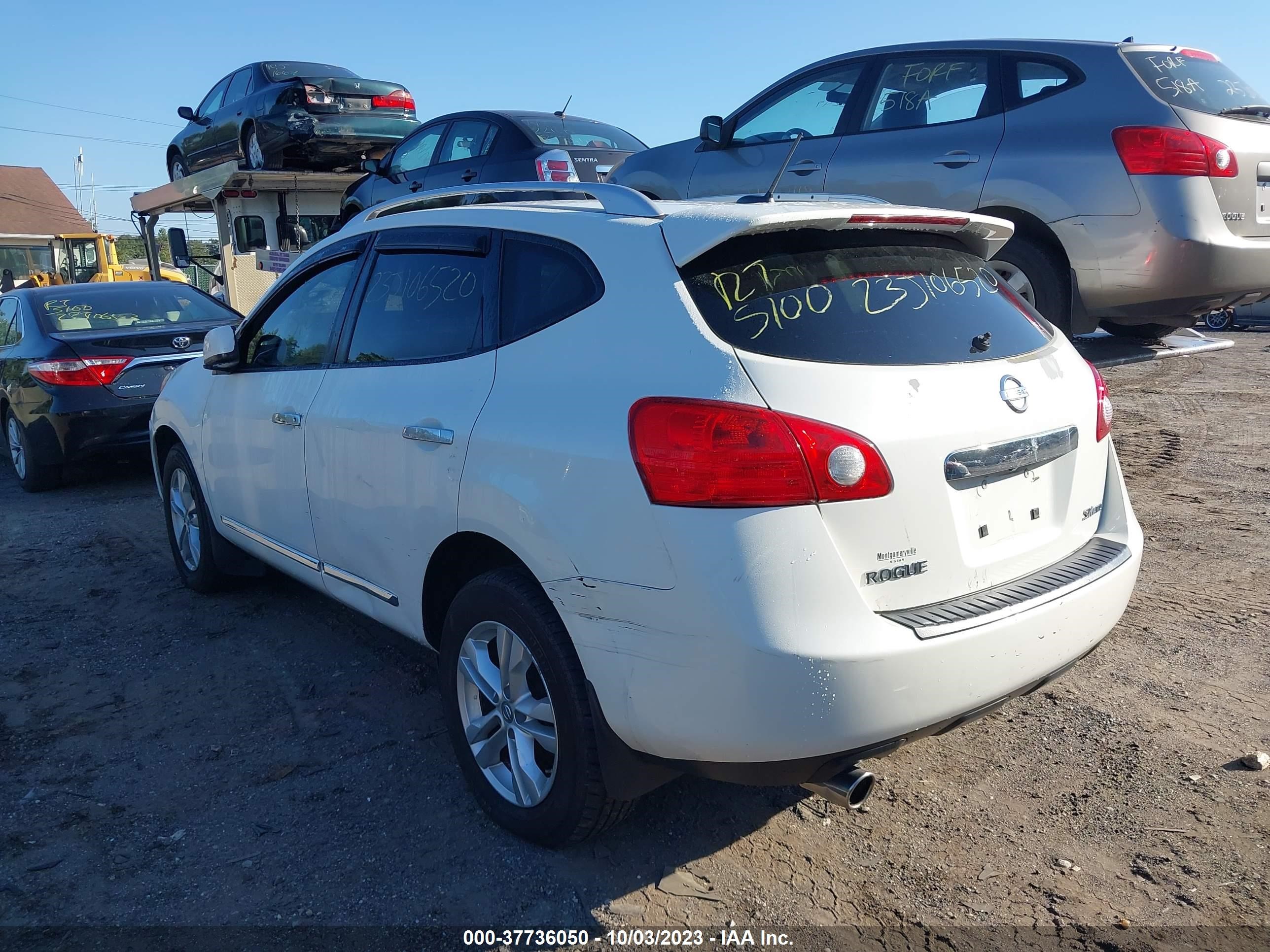 Photo 2 VIN: JN8AS5MV0DW627967 - NISSAN ROGUE 