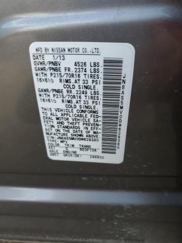 Photo 11 VIN: JN8AS5MV0DW629380 - NISSAN ROGUE 