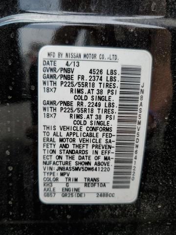 Photo 11 VIN: JN8AS5MV5DW641220 - NISSAN ROGUE S 