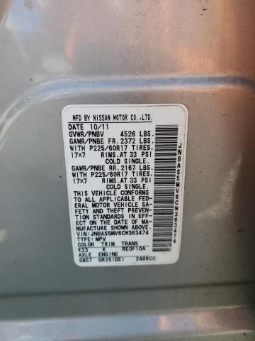 Photo 13 VIN: JN8AS5MV6CW363474 - NISSAN ROGUE 