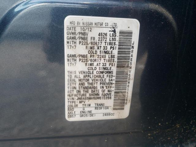 Photo 13 VIN: JN8AS5MV6DW615256 - NISSAN ROGUE S 