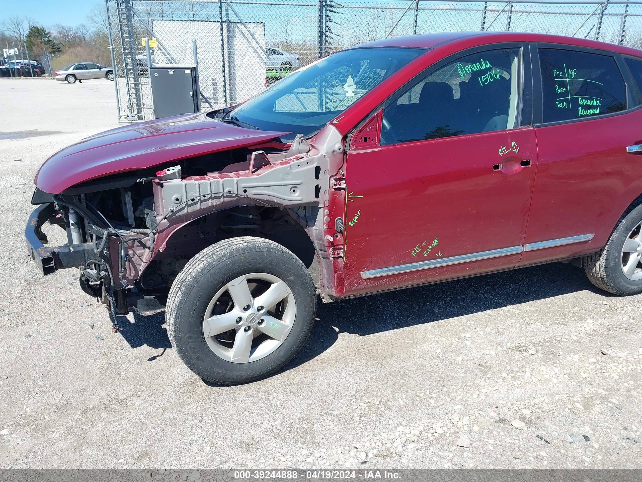 Photo 1 VIN: JN8AS5MV7DW629943 - NISSAN ROGUE 