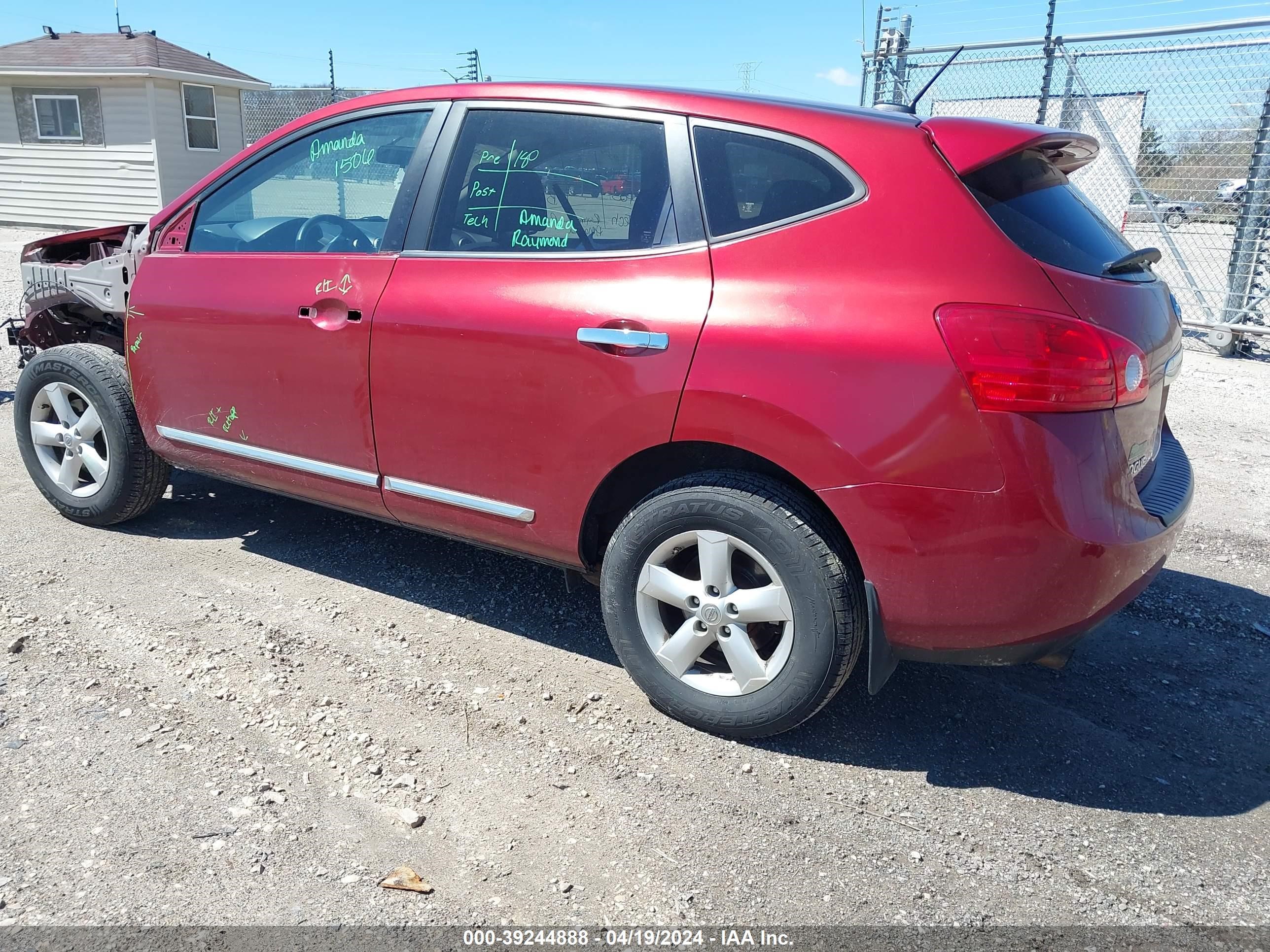 Photo 2 VIN: JN8AS5MV7DW629943 - NISSAN ROGUE 