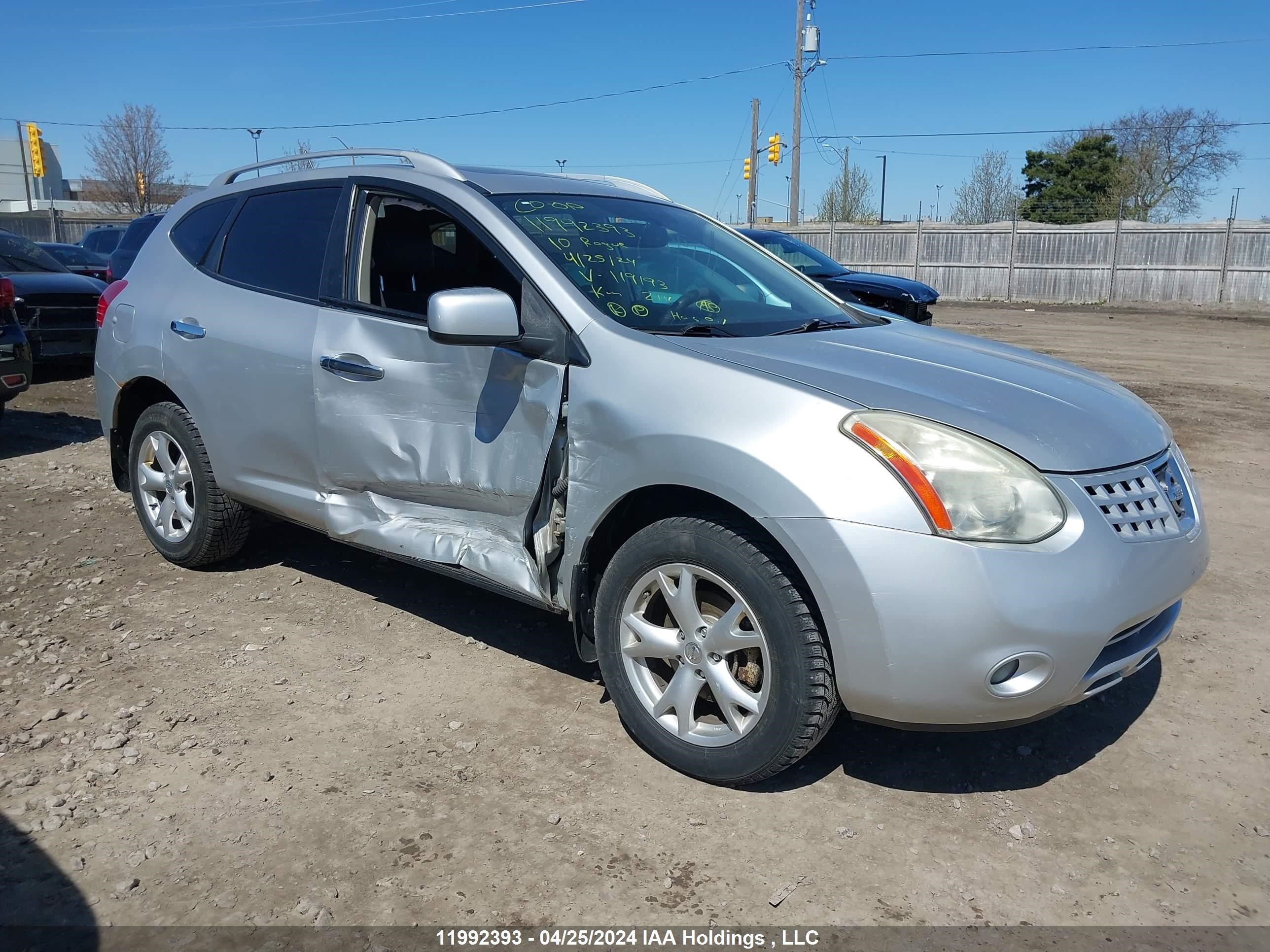 Photo 0 VIN: JN8AS5MVXAW119193 - NISSAN ROGUE 