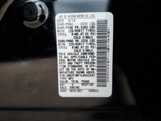 Photo 12 VIN: JN8AT2MT1LW002583 - NISSAN ROGUE 