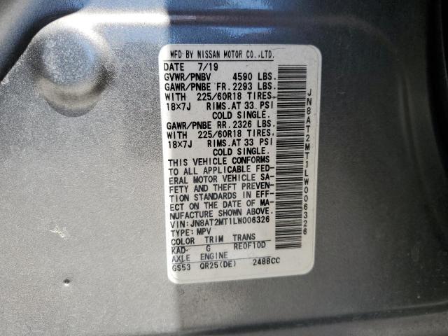 Photo 12 VIN: JN8AT2MT1LW006326 - NISSAN ROGUE 