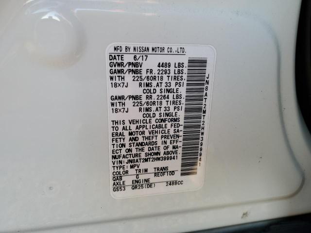 Photo 12 VIN: JN8AT2MT2HW399941 - NISSAN ROGUE S 