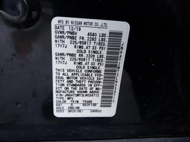 Photo 12 VIN: JN8AT2MT3LW034712 - NISSAN ROGUE 