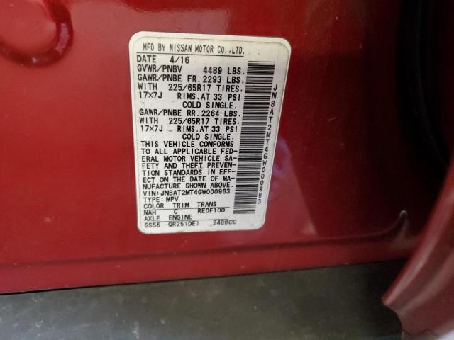 Photo 13 VIN: JN8AT2MT4GW000963 - NISSAN ROGUE 