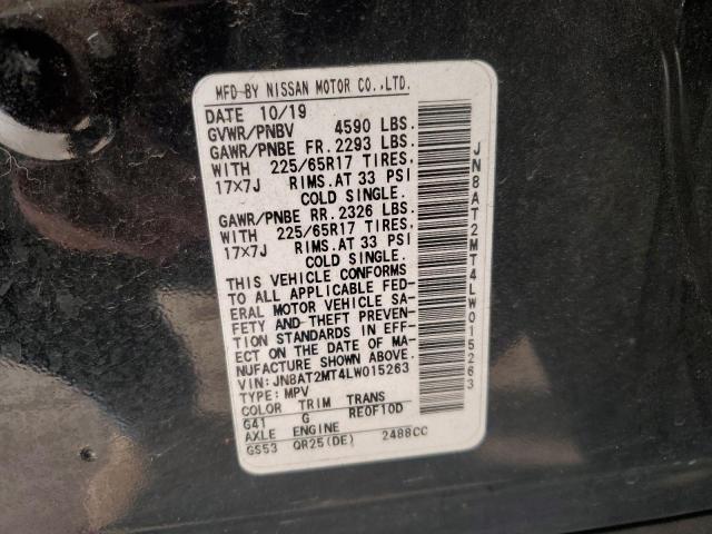 Photo 12 VIN: JN8AT2MT4LW015263 - NISSAN ROGUE S 