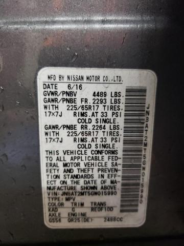 Photo 12 VIN: JN8AT2MT5GW015990 - NISSAN ROGUE 