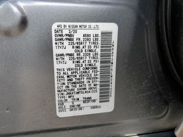 Photo 12 VIN: JN8AT2MT5LW041225 - NISSAN ROGUE 