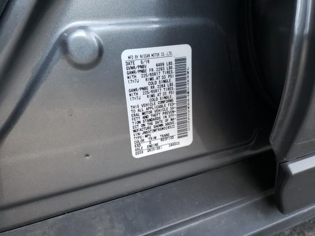 Photo 9 VIN: JN8AT2MT6GW024522 - NISSAN ROGUE S 