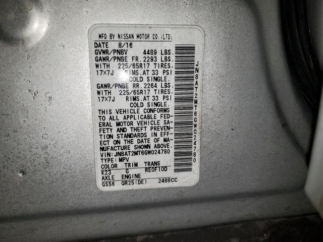 Photo 12 VIN: JN8AT2MT6GW024780 - NISSAN ROGUE 