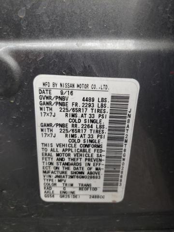 Photo 13 VIN: JN8AT2MT6GW028683 - NISSAN ROGUE S 